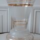 Granite vase gilded bordered years 50-60