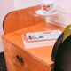 Set of 1950s/60s bedside tables, birch veneer