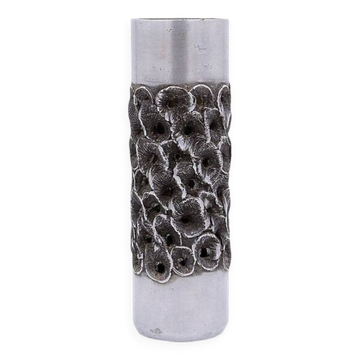 Dried flowers Aluminium Vase - Willy Luyckx for Aluclair 1970s