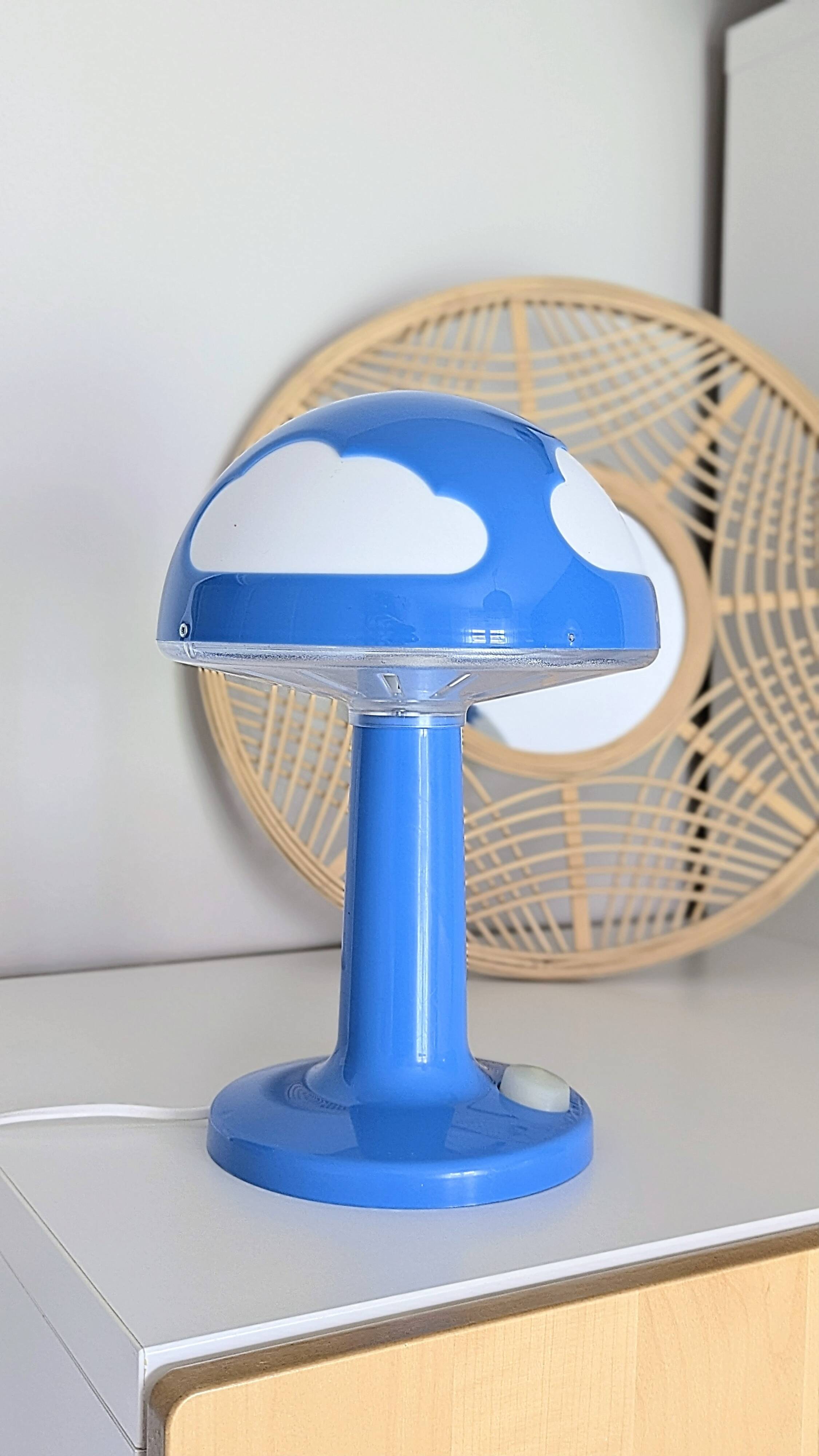 Lampe Ikea Skojig bleue avec variateur (L-0136)