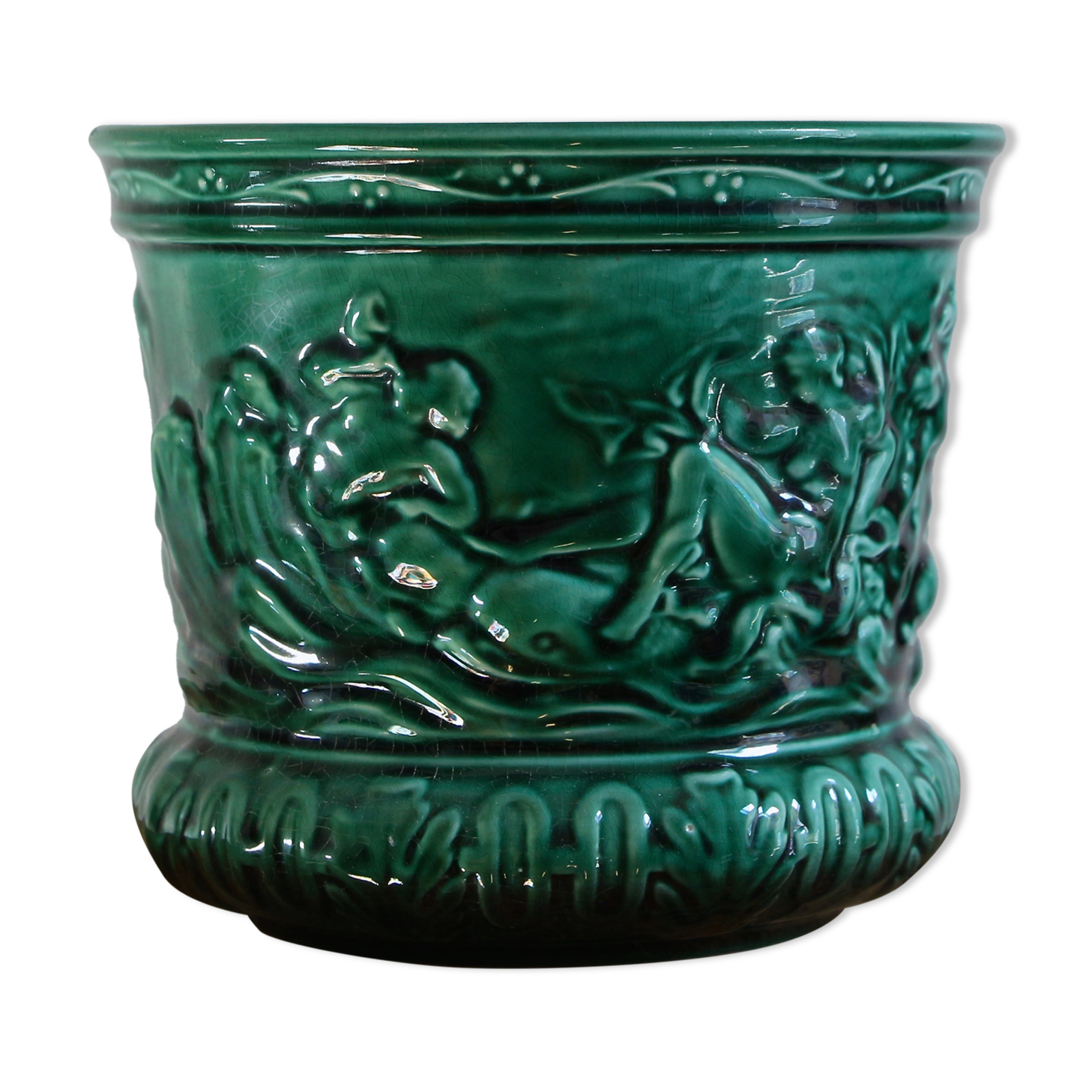 English porcelain pot cover