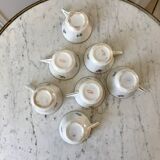 Set of 7 vintage coffee cups 50s