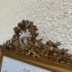 19th century Louis XVI style mirror in wood gilded with gold leaf, 74x150cm