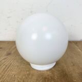 Vintage White Porcelain Pendant Light, 1970s