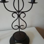 Raw wrought iron chandelier