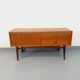 Small vintage Scandinavian teak sideboard from the 1960s.