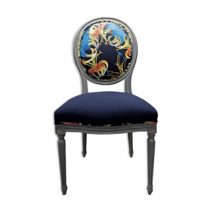 Chaise médaillon louis