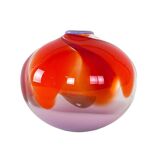 Vase, Murano glass, Italian design, 1960s, made in Italy