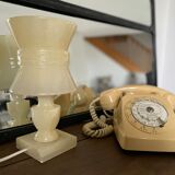 Alabaster bedside lamp