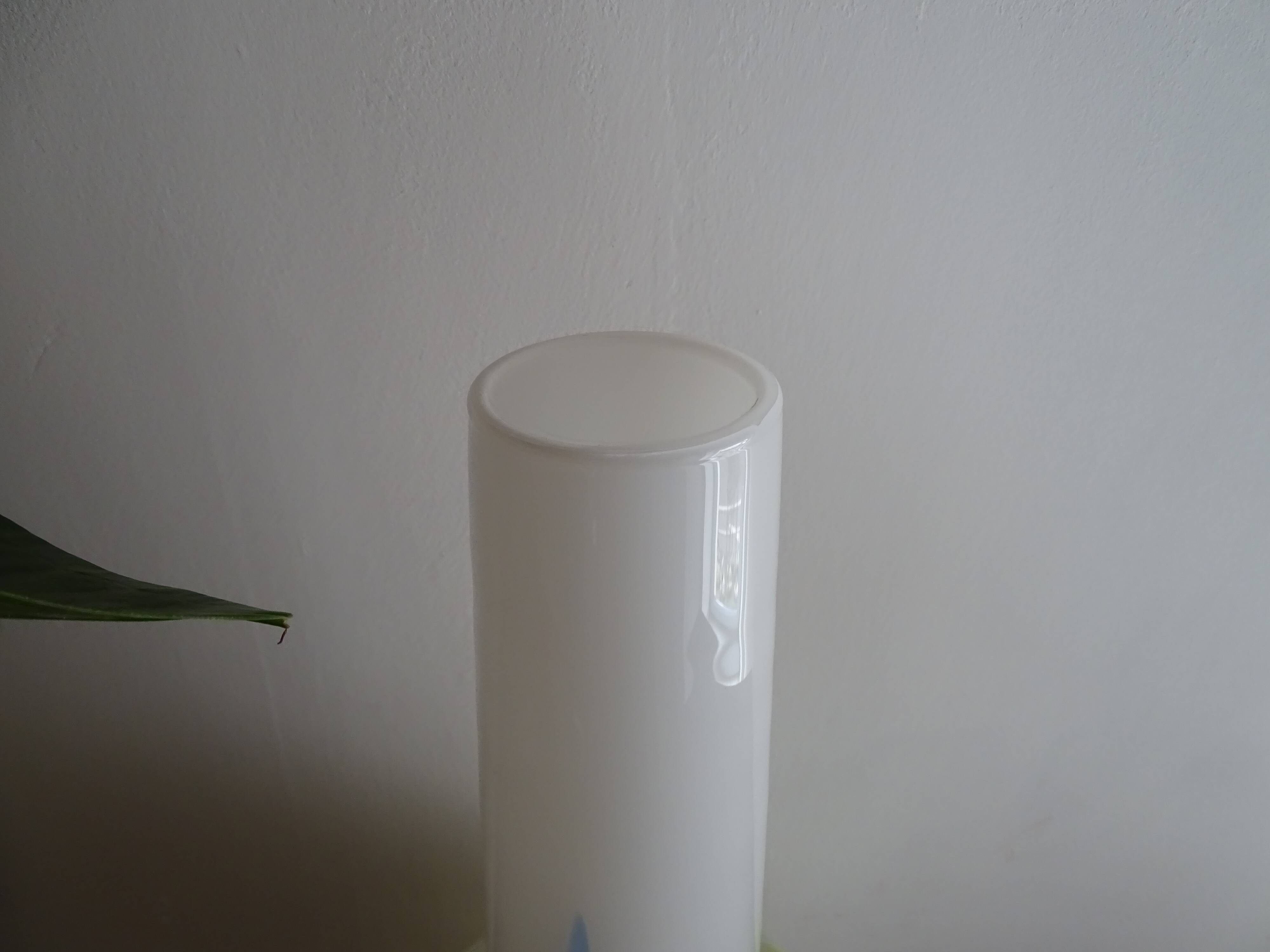 Large Murano vase in multi-colored blown glass - 38.5 cm!