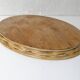 Plateau en rotin et nacre vintage