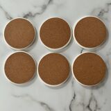 Lot of 6 ethnic ceramic coasters