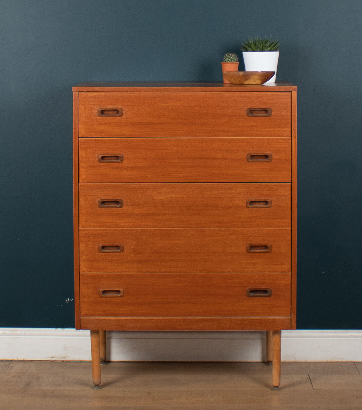 Retro Teak 1960s Mid Century Chest Of Drawers