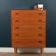 Retro Teak 1960s Mid Century Chest Of Drawers