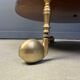 Italian lacquered goatskin / parchment serving bar cart by Aldo Tura