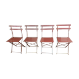 4 chaises pliantes de square