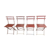 4 chaises pliantes de square