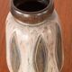 Art Deco period vase in green and gray glazed ceramic by Edouard G