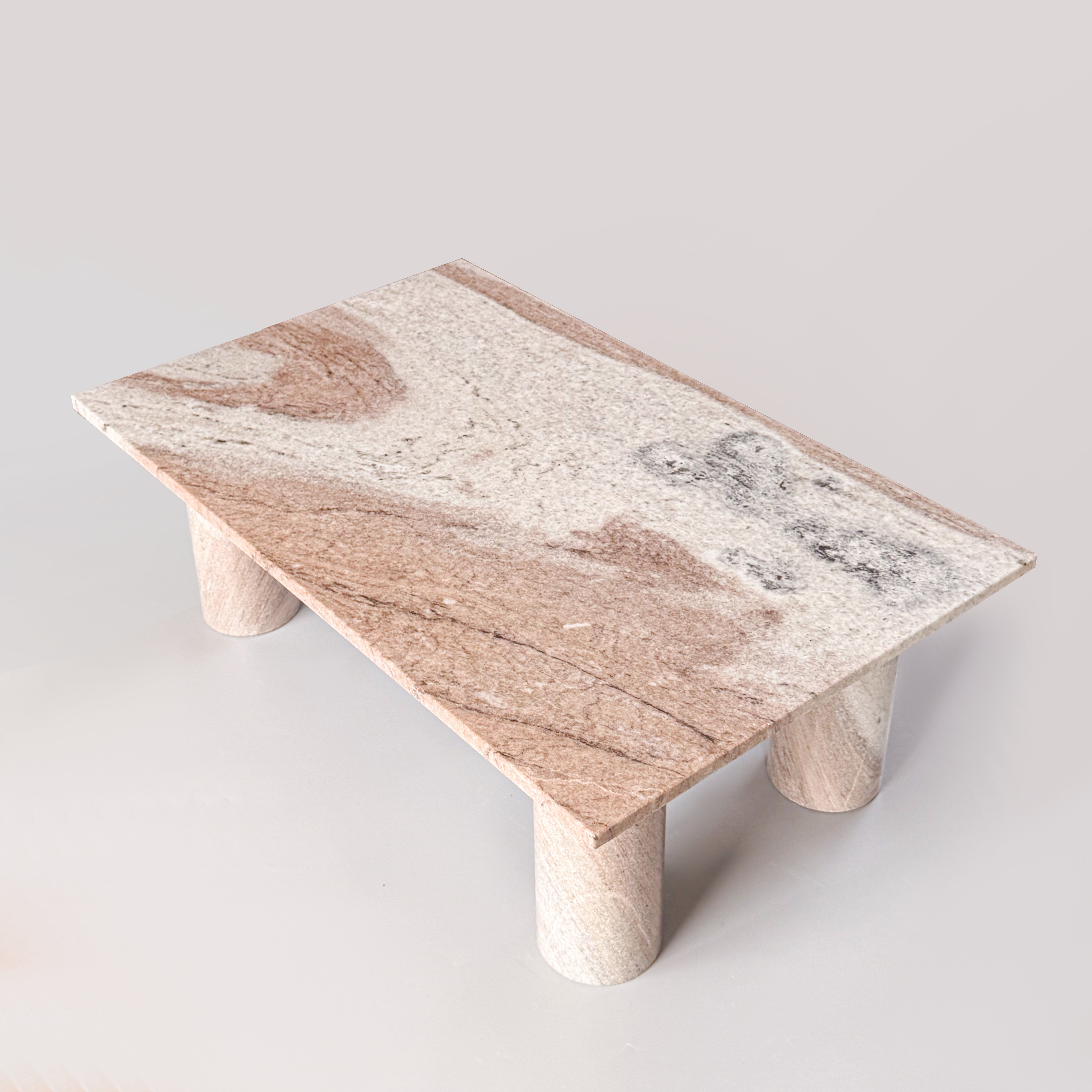 Granite coffee table, 1980s.