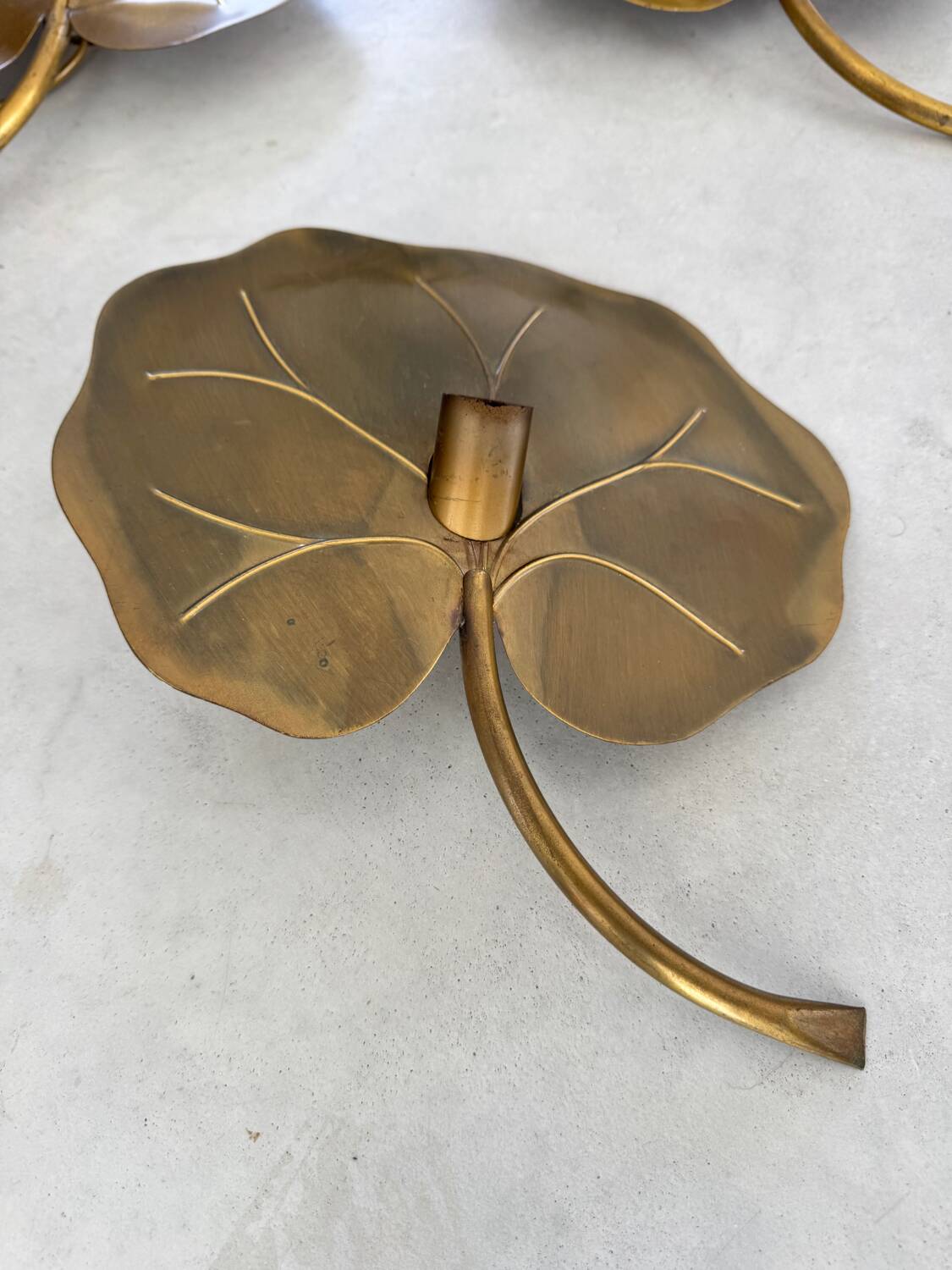 Nénuphar designer wall lamp by Maison Florart Italy from the 1960s