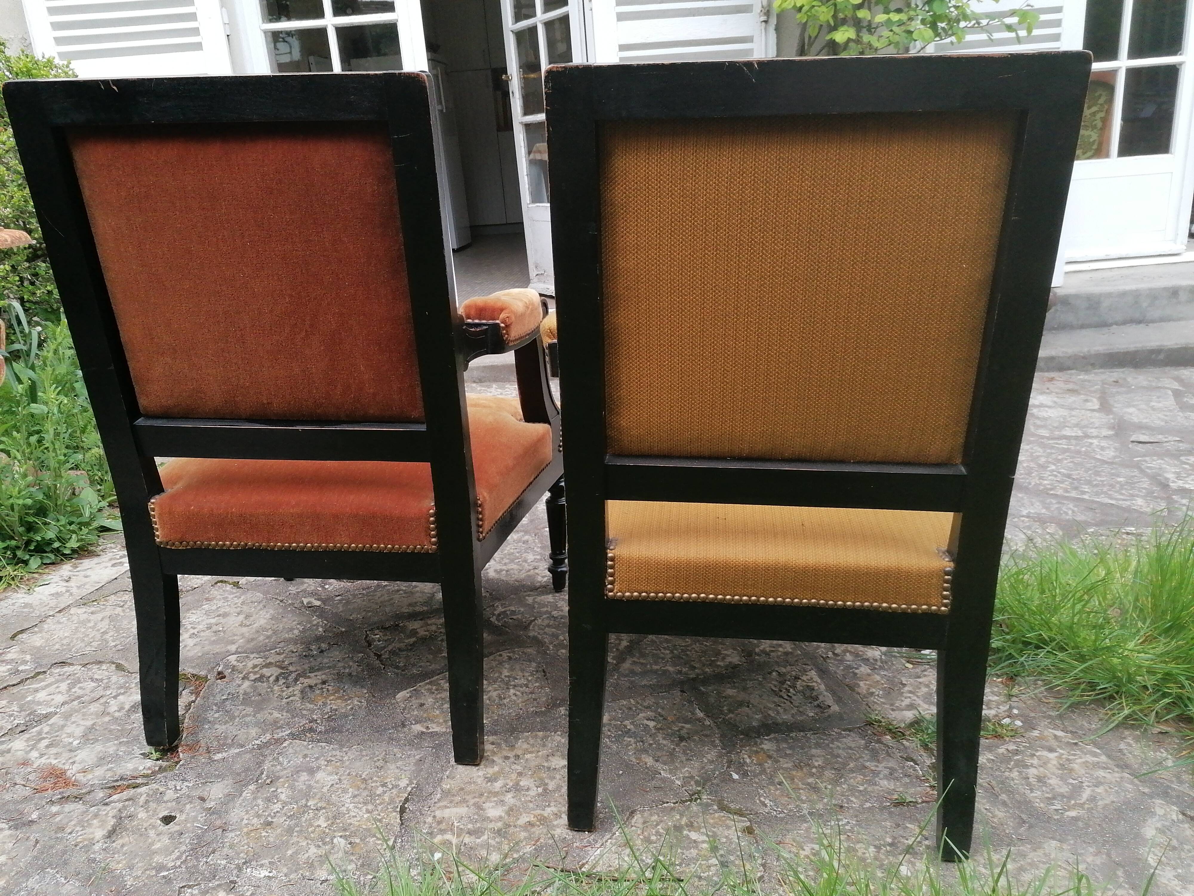 Paire de fauteuils