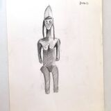 Dessin Sculpture Africaine