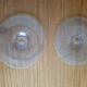 Vintage bubble glass plates/dishes Biot 30 cm