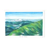 Dessin original "Vue des Alpages"