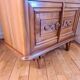 Art Deco walnut glass display case 1930-1940