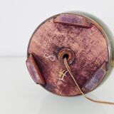 Green ceramic lamp foot