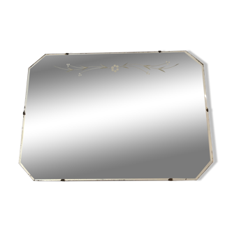 Art Deco beveled mirror