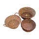 Set of 3 Wicker baskets