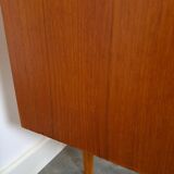Mid Century Deens teak hoog dressoir