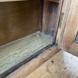 Oak showcase bookcase