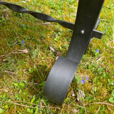 Coffee table mosaic wrought iron 60s