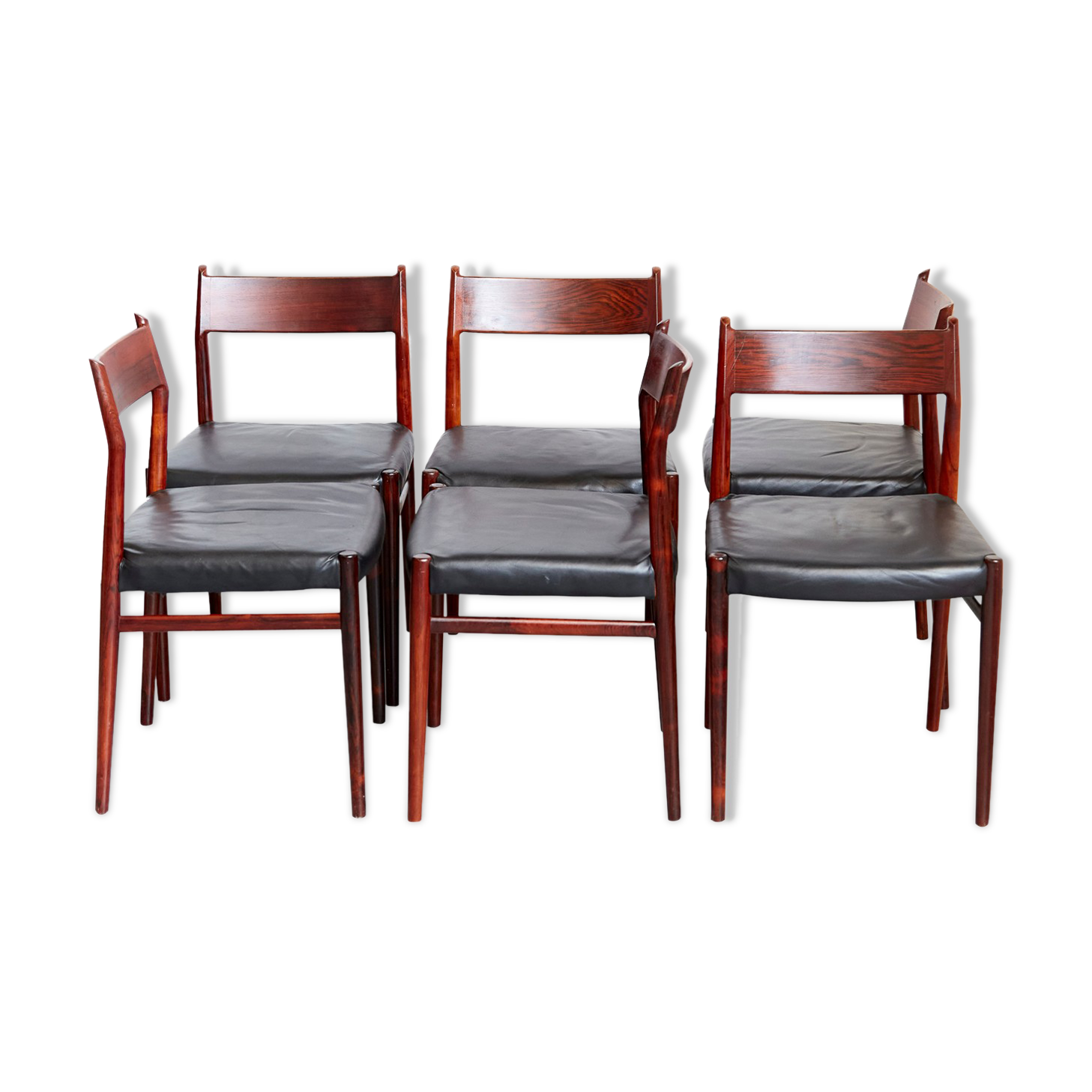 Arne Vodder dining chairs No.418 for Sibast