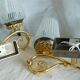 Paire de lampes d'applique double vintage 1950-60