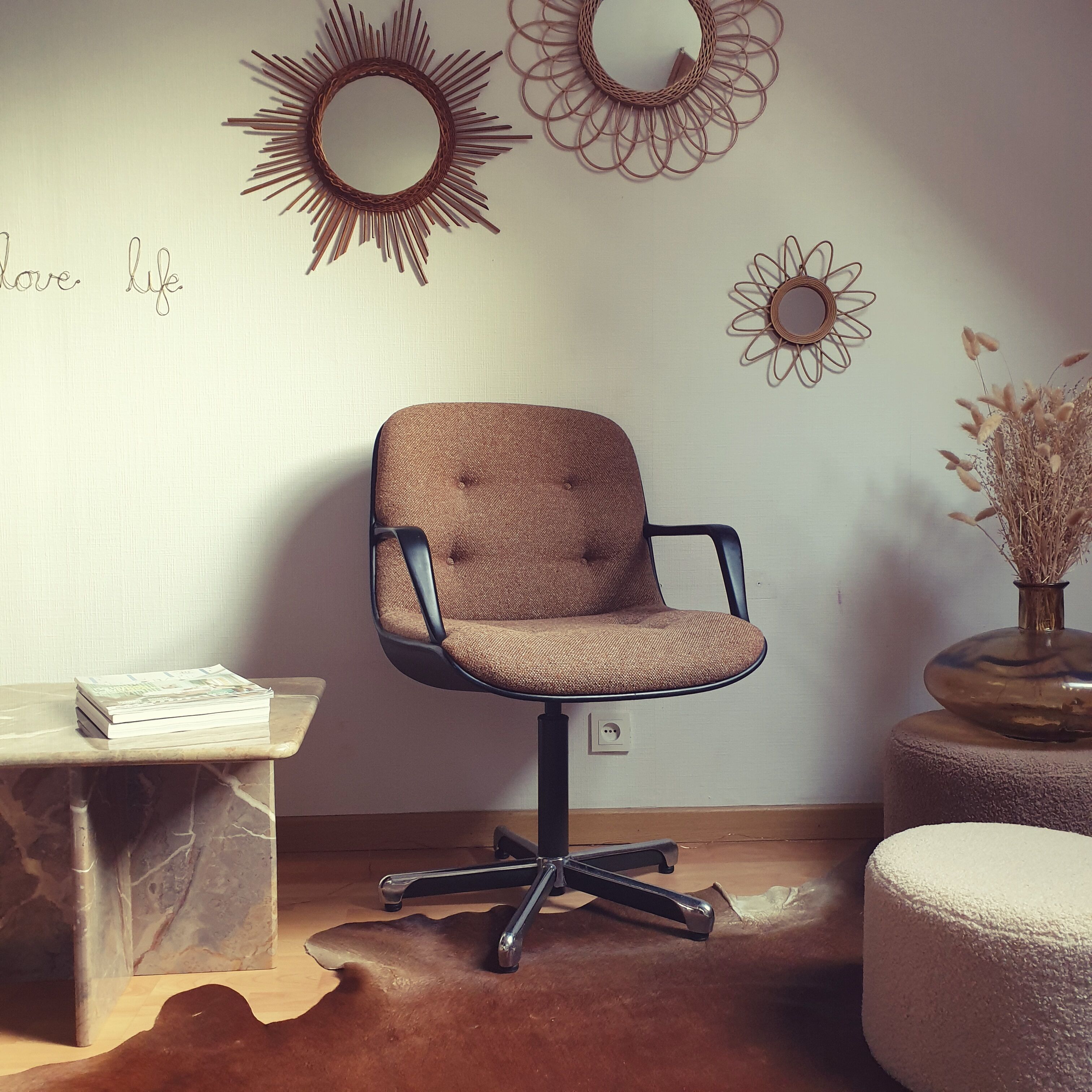Fauteuil vintage par Randall Buck, Strafor
