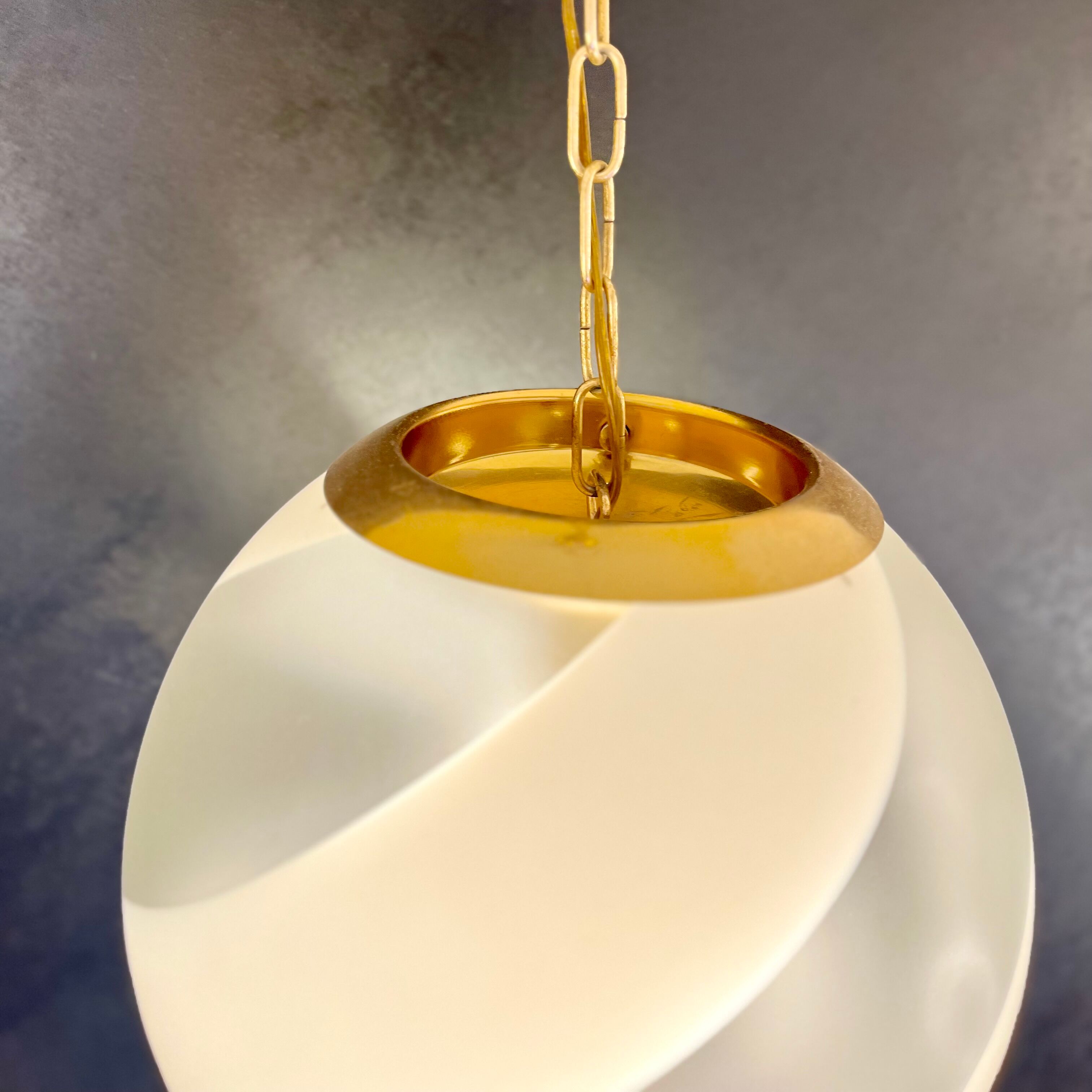 Ceiling glass ball lamp