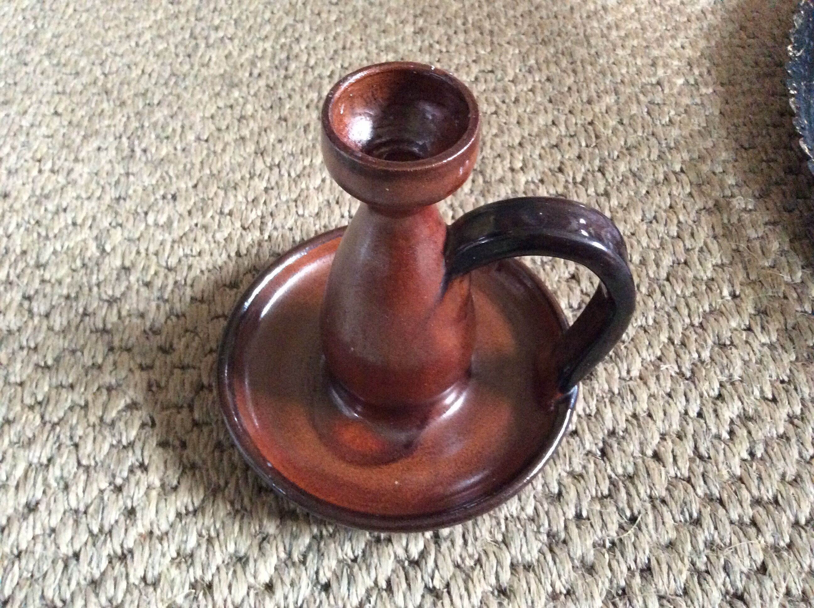 Sandstone candle holder