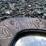 Mirror Jean Claude Malarmey ceramic Vallauris