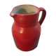 Former pitcher in red sandstone with grey interior - anse decoration vintage kitchen