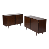 Pair of Scandinavian rosewood sideboards Omann Jun 1960s