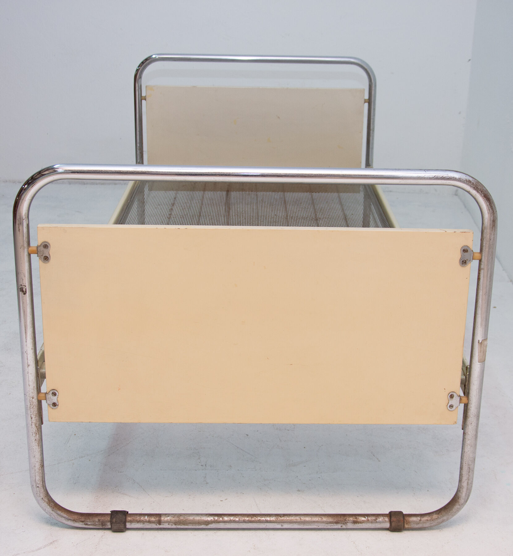 Tubular steel bed by Slezák, 1930´s, Czechoslovakia