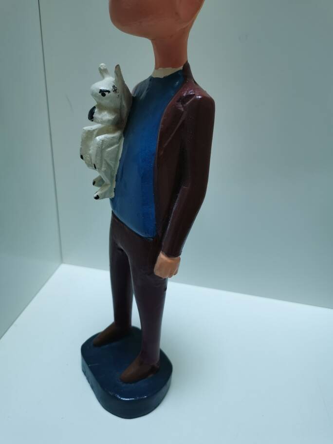 Tintin wooden characters