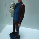 Tintin wooden characters