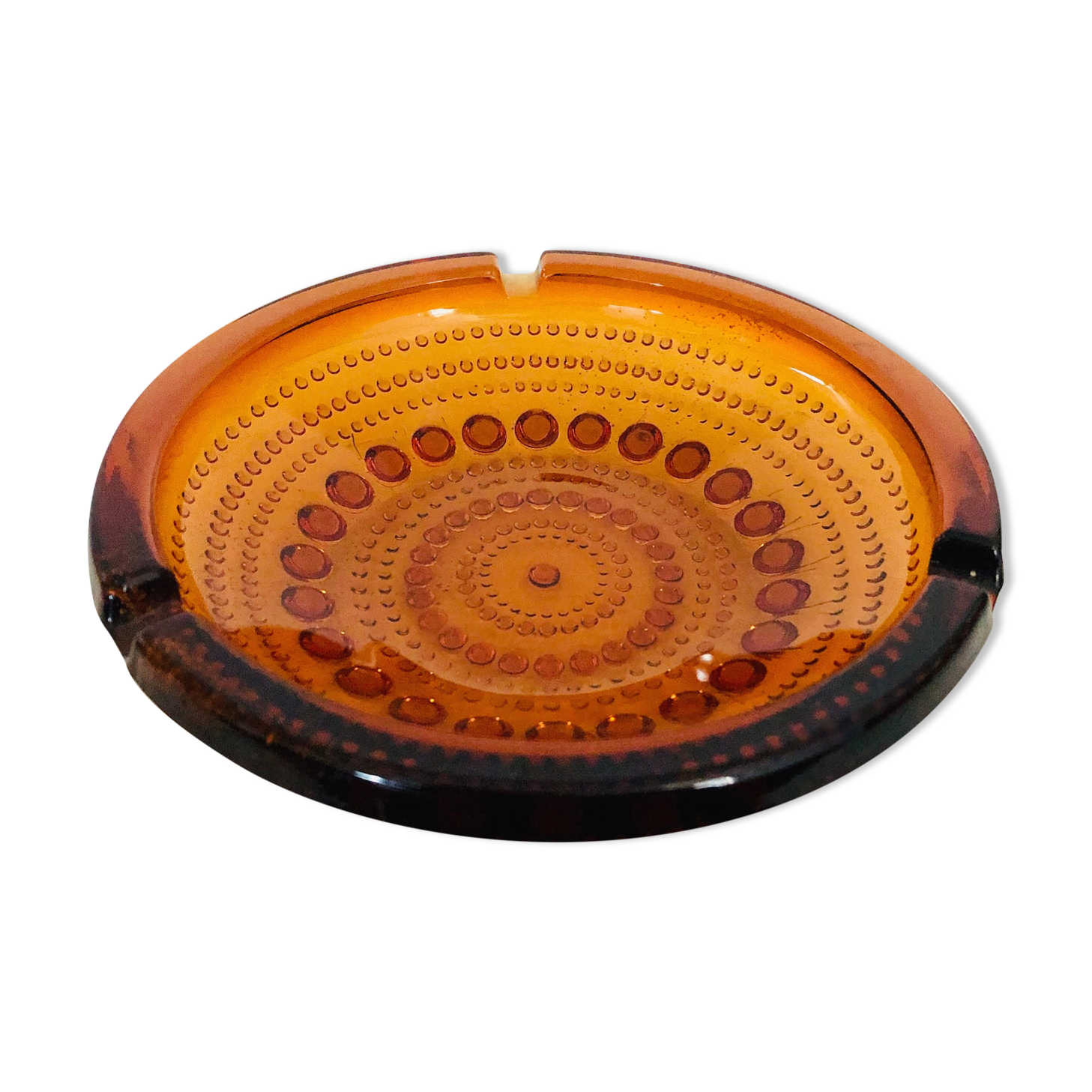 Amber ashtray