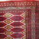 Vintage carpet Uzbek Bukhara handmade 100cm x 152cm 1960s, 1C726