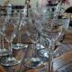Lot de 8 verres en cristal gravé – Style Louis XVI