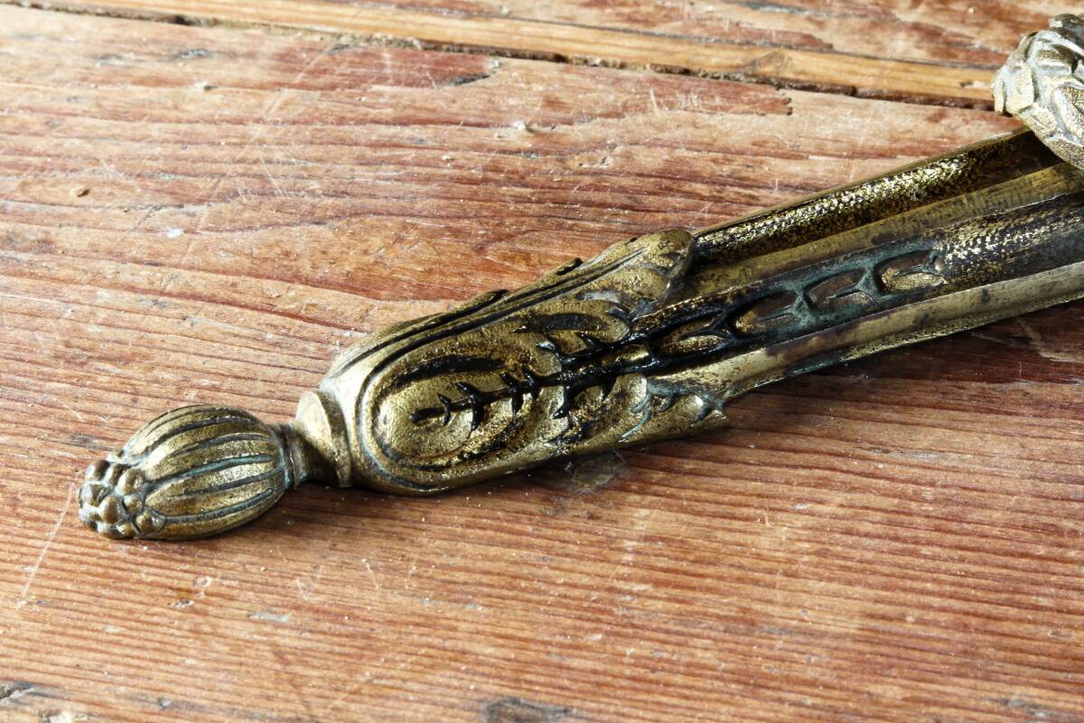 Pair of Empire style gaslight wall lights